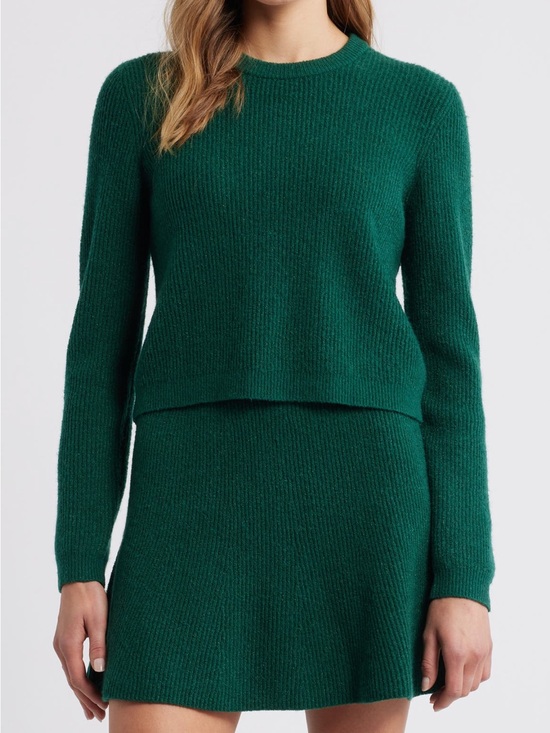 French Connection Sweaters - FRENCH CONNECTION Vhari Knit Sweater MSRP $128 XL Wool Blend Evergreen